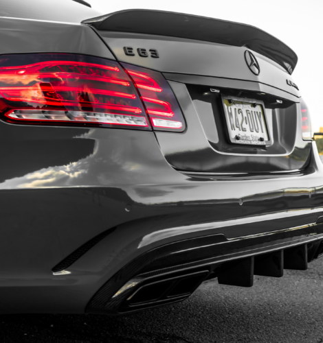 W212 E63s Luftstrom Rear Diffuser