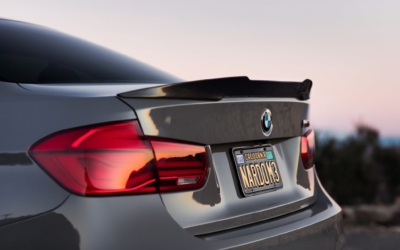 F80 M4 Style High Kick Spoiler