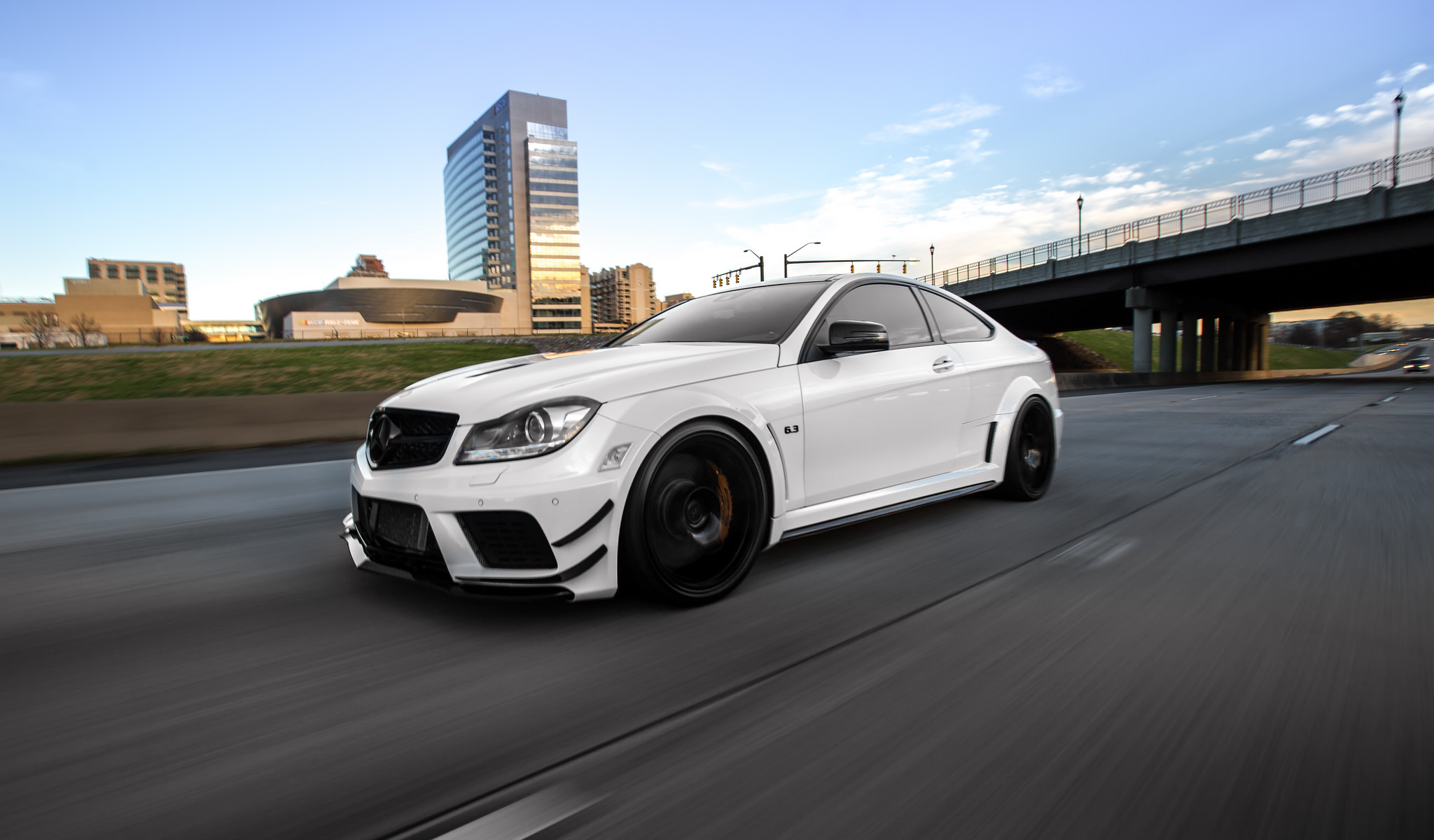 Diamond White Supercharged C63 Black Series