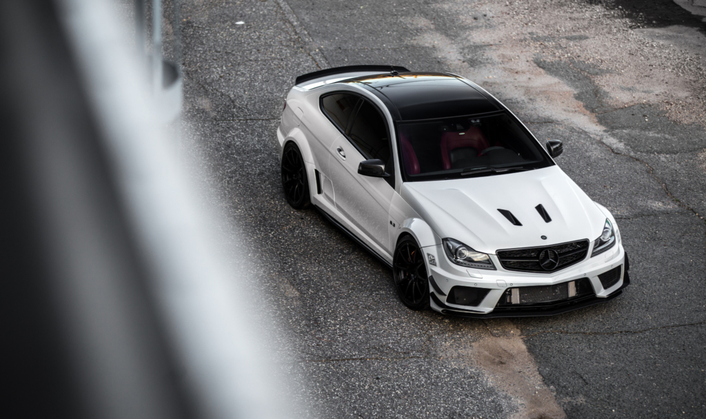 Diamond White Supercharged C63 Black Series 