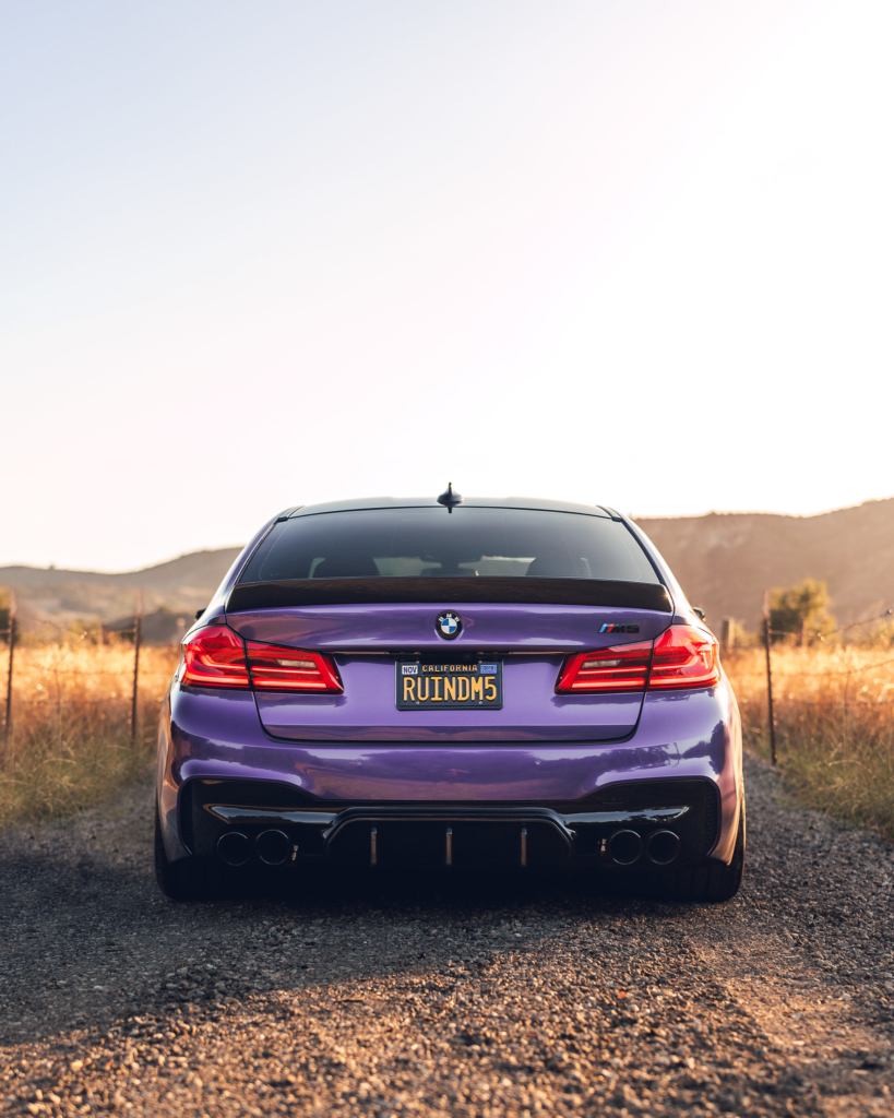 Twilight Purple F90 M5 euipped with our Trophy Kit