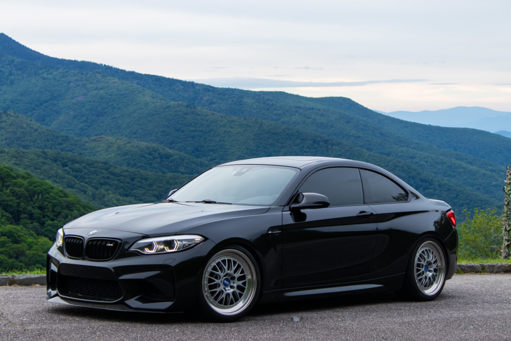 F87 M2 equipped with our GTS Front Splitter